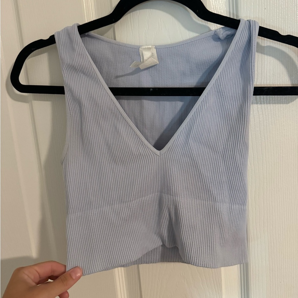 Periwinkle crop top
